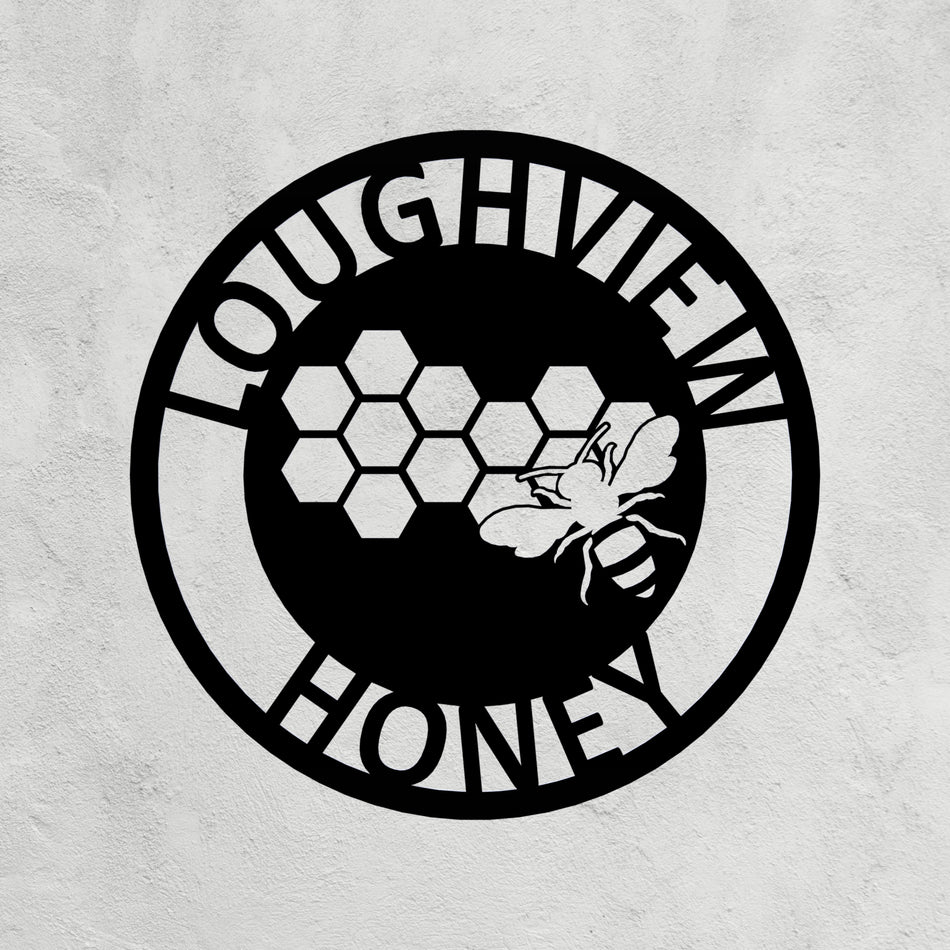 Nectar Honey Bee Metal Sign