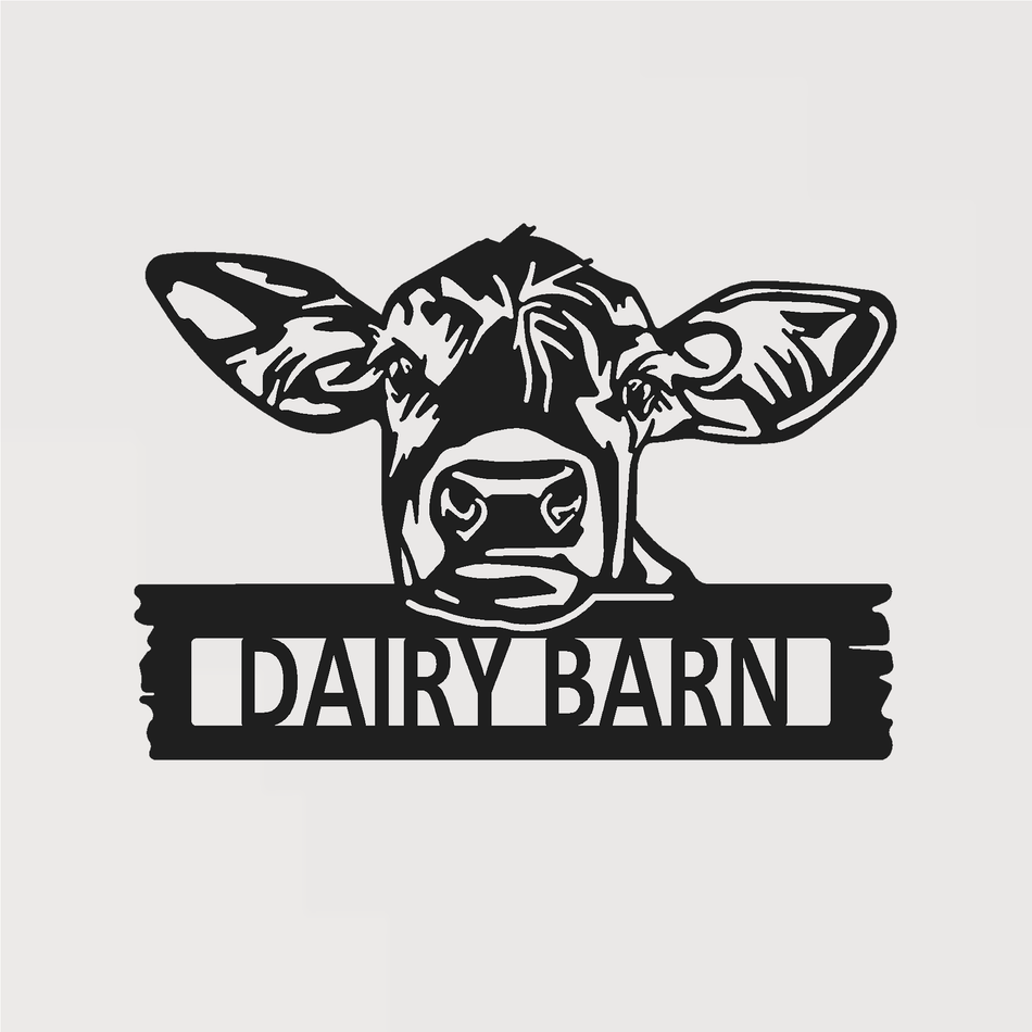 𝐂𝐚𝐥𝐟 𝐇𝐞𝐚𝐝 | Metal Wall Art