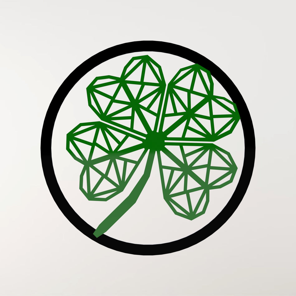 Four Leaf Clover | Metal Wall Art