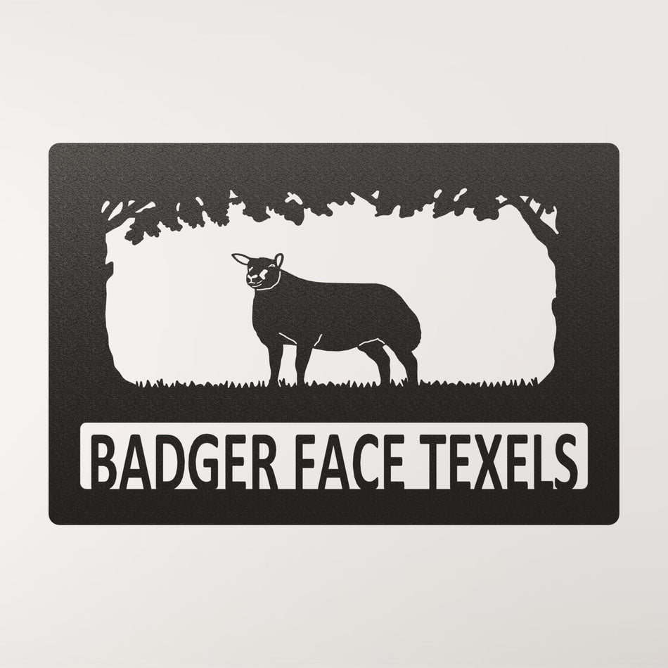 𝐁𝐚𝐝𝐠𝐞𝐫 𝐅𝐚𝐜𝐞 𝐓𝐞𝐱𝐞𝐥 | Metal Wall Art