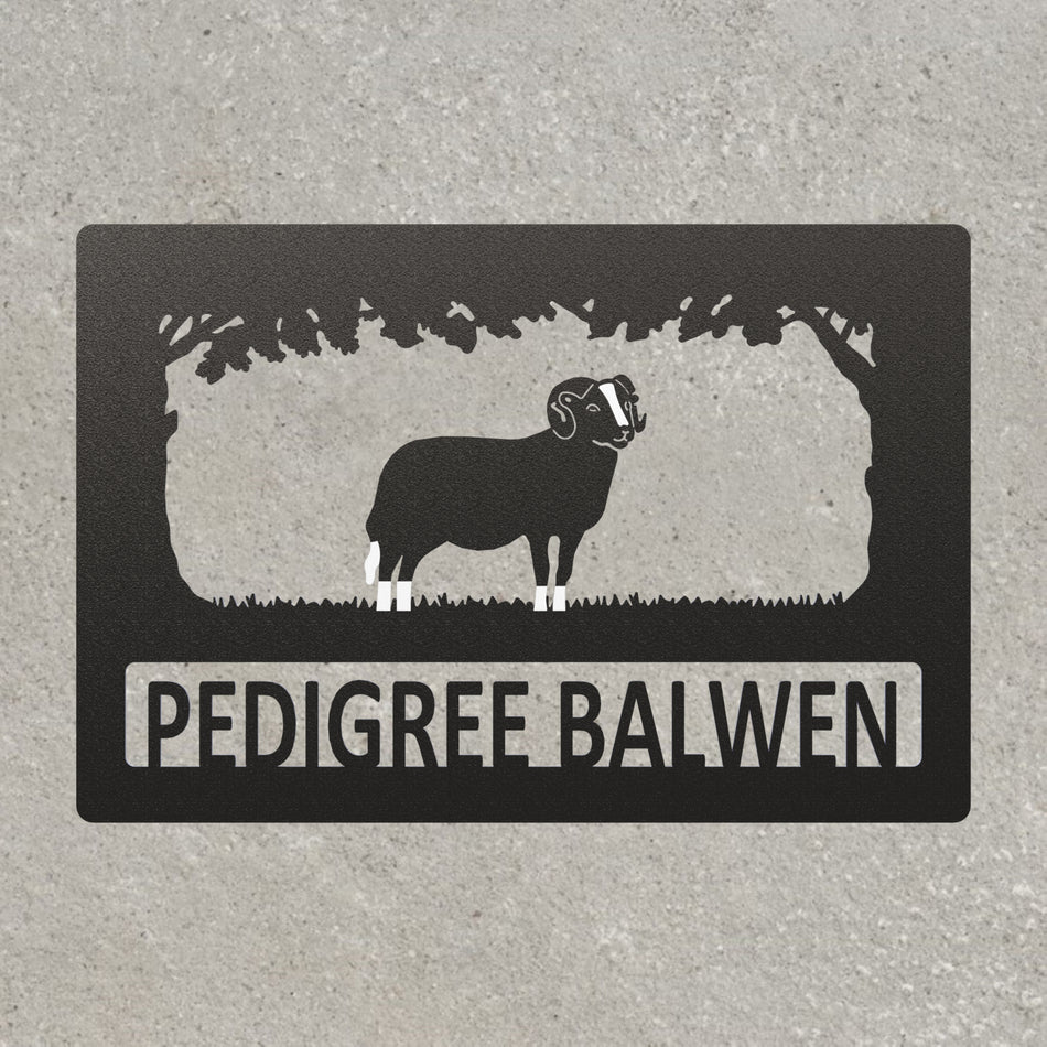 𝐁𝐚𝐥𝐰𝐞𝐧 𝐒𝐡𝐞𝐞𝐩 | Metal Wall Art