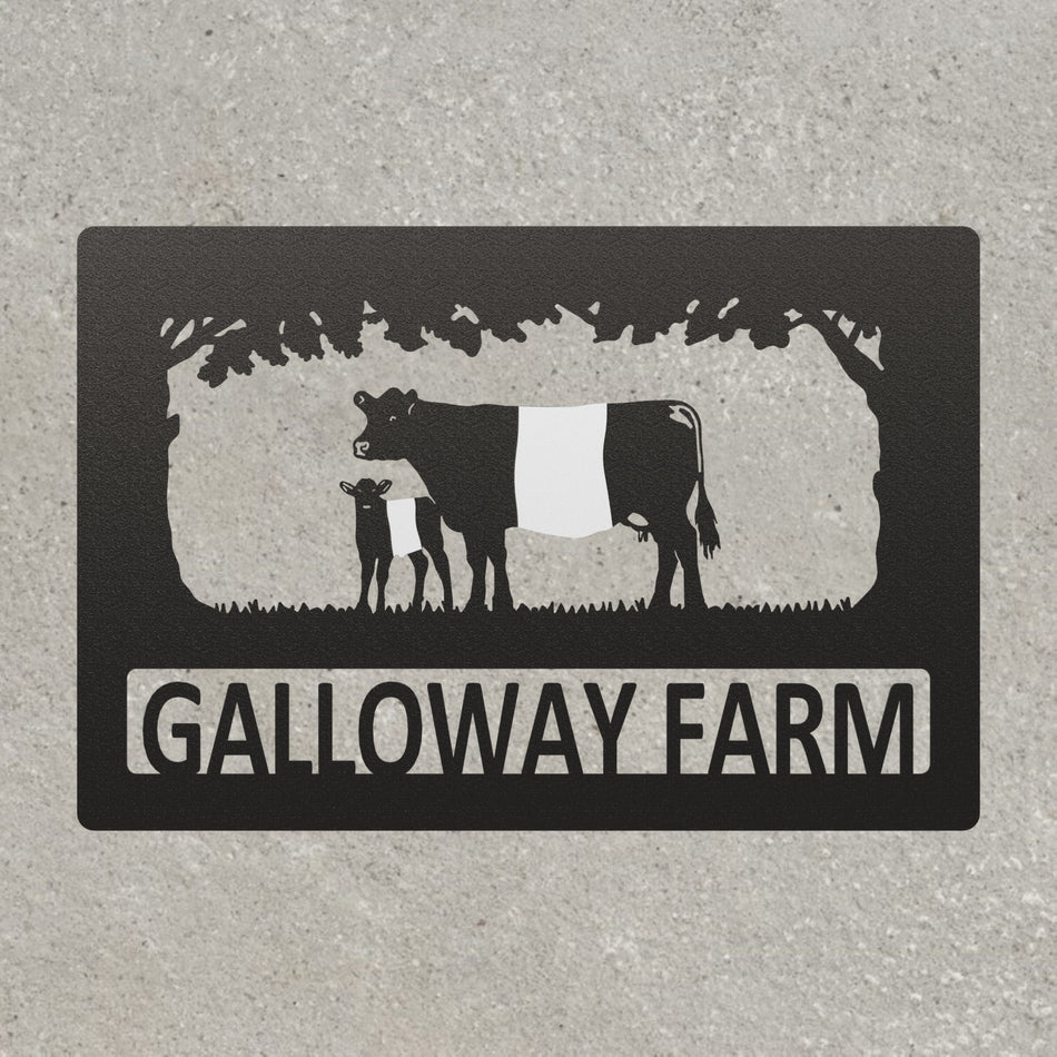 𝐁𝐞𝐥𝐭𝐞𝐝 𝐆𝐚𝐥𝐥𝐨𝐰𝐚𝐲 𝐂𝐨𝐰 | Metal Wall Art