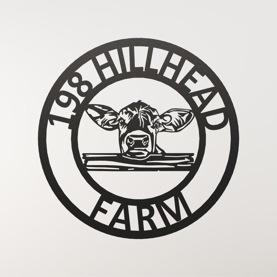 𝐂𝐚𝐥𝐟 𝐇𝐞𝐚𝐝 | Metal Wall Art