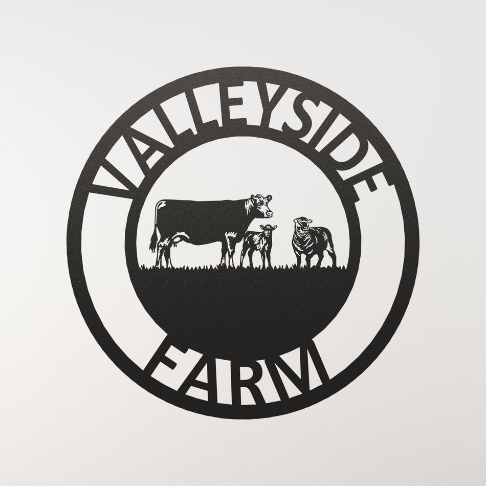 𝐁𝐞𝐞𝐟 𝐂𝐨𝐰, 𝐂𝐚𝐥𝐟 & 𝐒𝐡𝐞𝐞𝐩 | Metal Wall Art