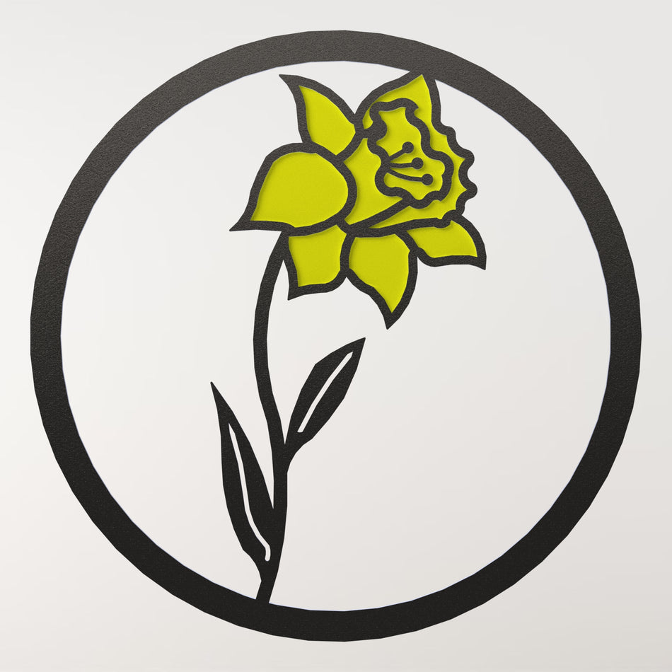 Daffodil Flower | Metal Wall Art