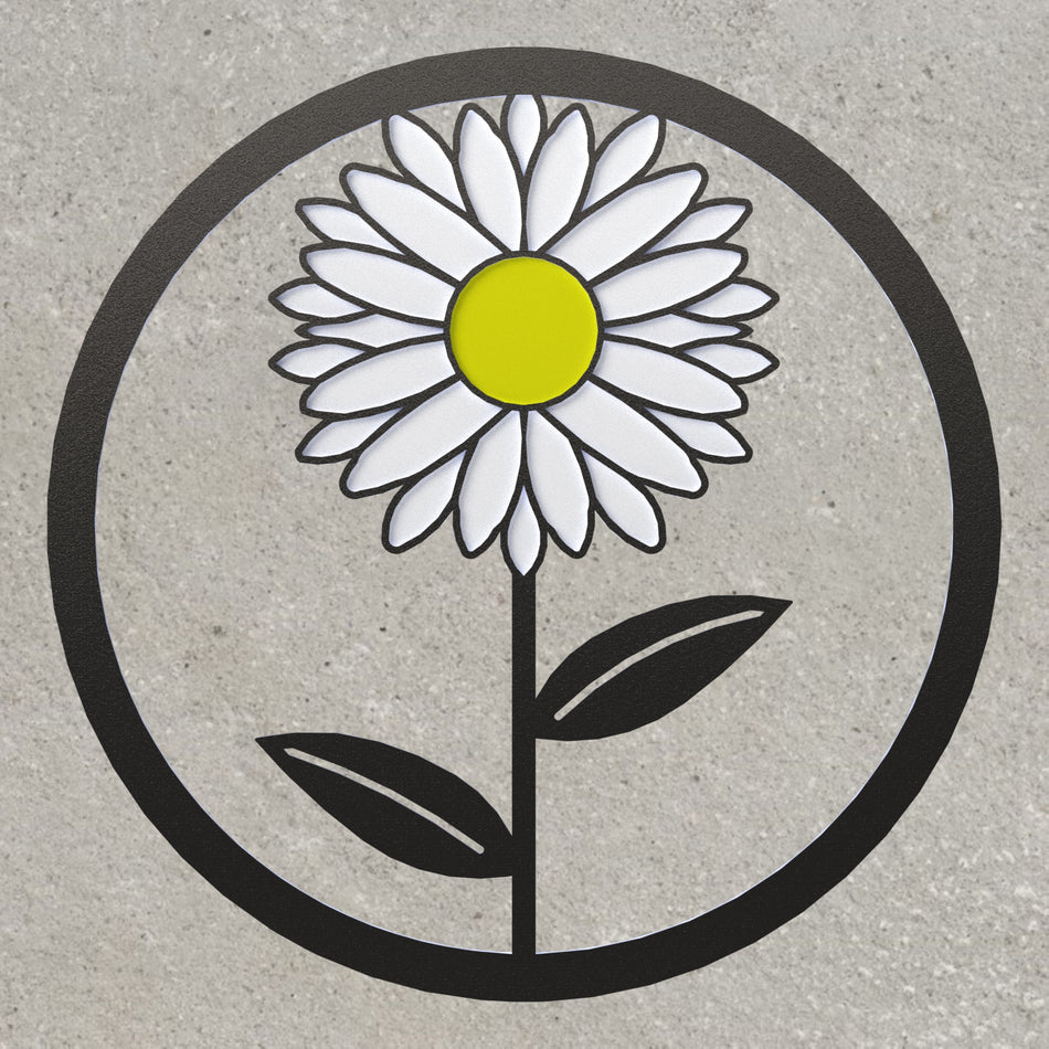 Daisy Flower | Metal Wall Art