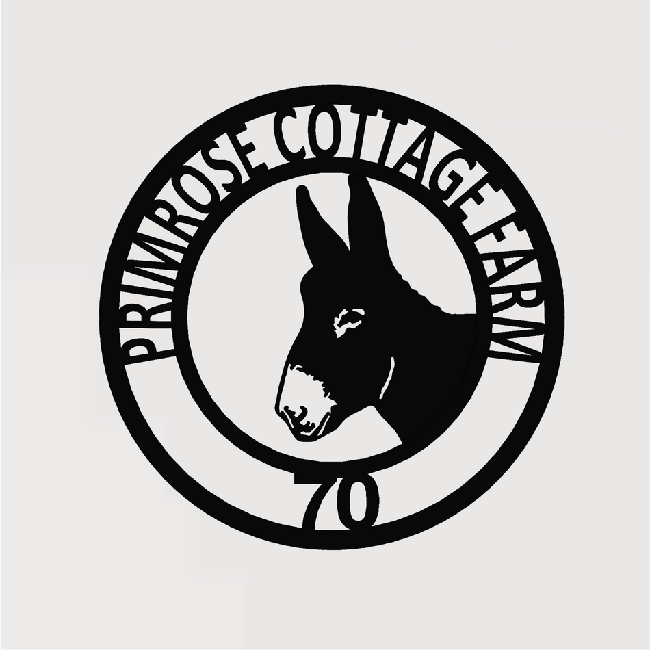 Donkey Head | Metal Wall Art