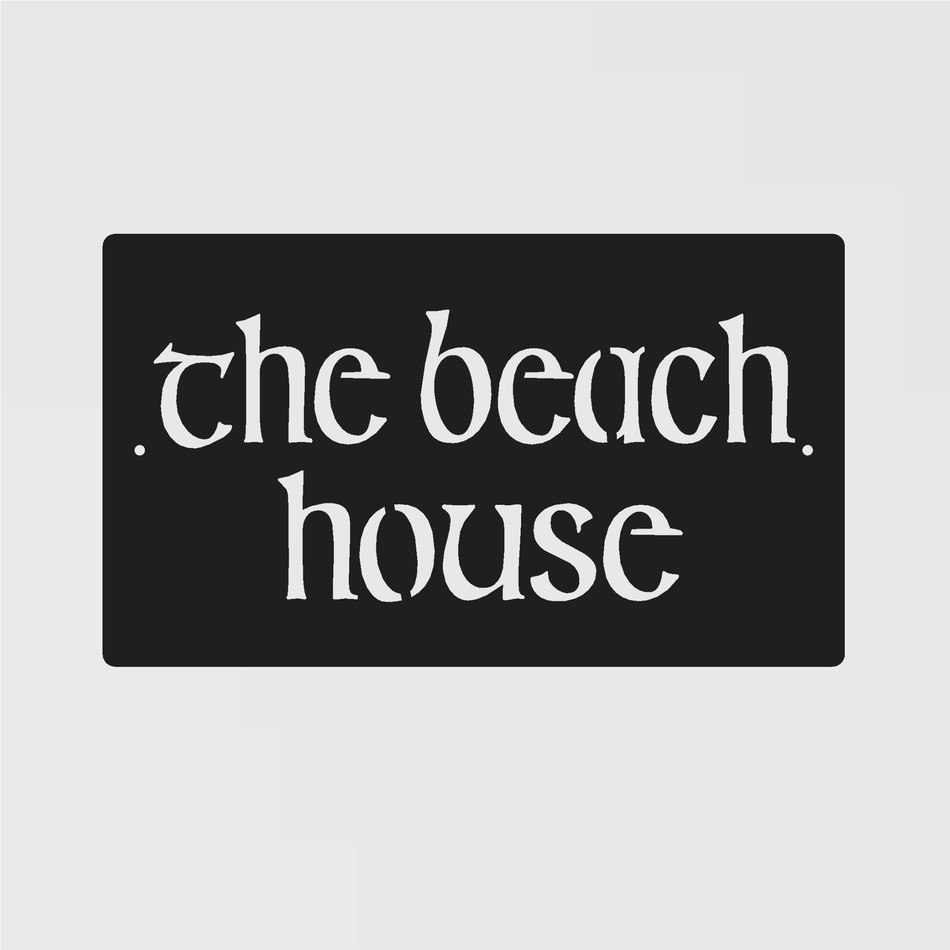 Irish Rectangle Address Sign | Metal Wall Art