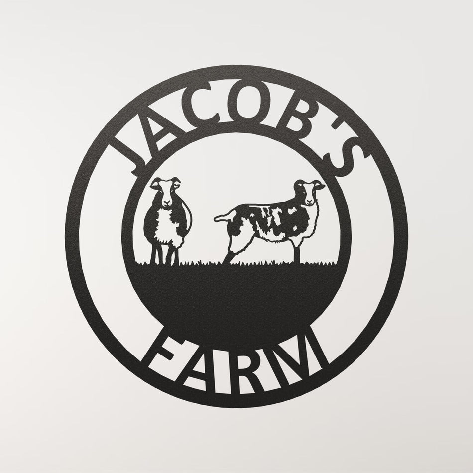 𝐉𝐚𝐜𝐨𝐛 𝐒𝐡𝐞𝐞𝐩 (𝐃𝐨𝐮𝐛𝐥𝐞) | Metal Farm Sign