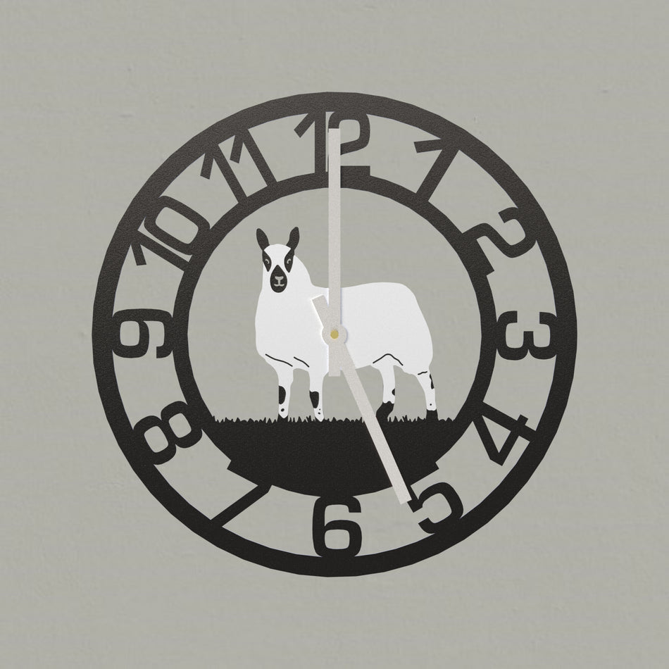 Kerryhill Sheep Metal Wall Clock