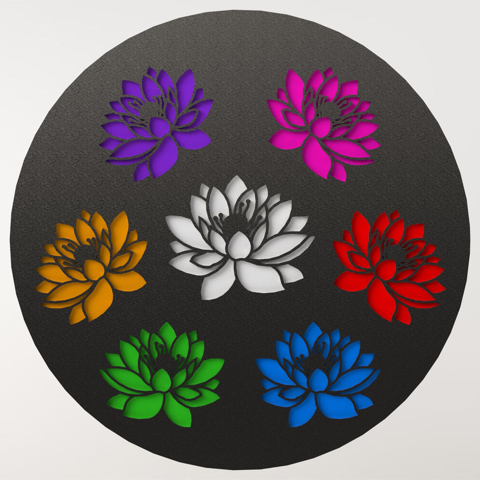 Lotus Flower | Metal Wall Art
