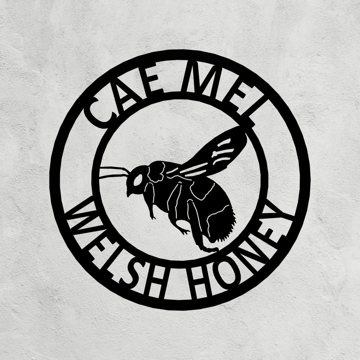 Honey Bee Metal Sign 