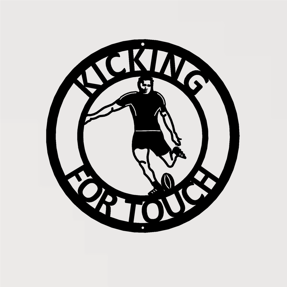 Rugby Kick | Metal Wall Art