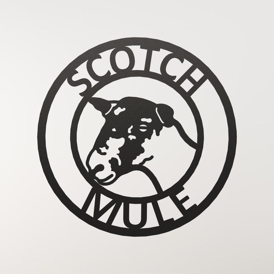 Scotch Mule Sheep | Metal Wall Art