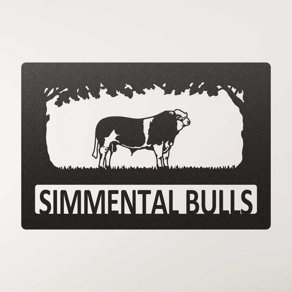 𝐒𝐢𝐦𝐦𝐞𝐧𝐭𝐚𝐥 𝐁𝐮𝐥𝐥 | Metal Wall Art