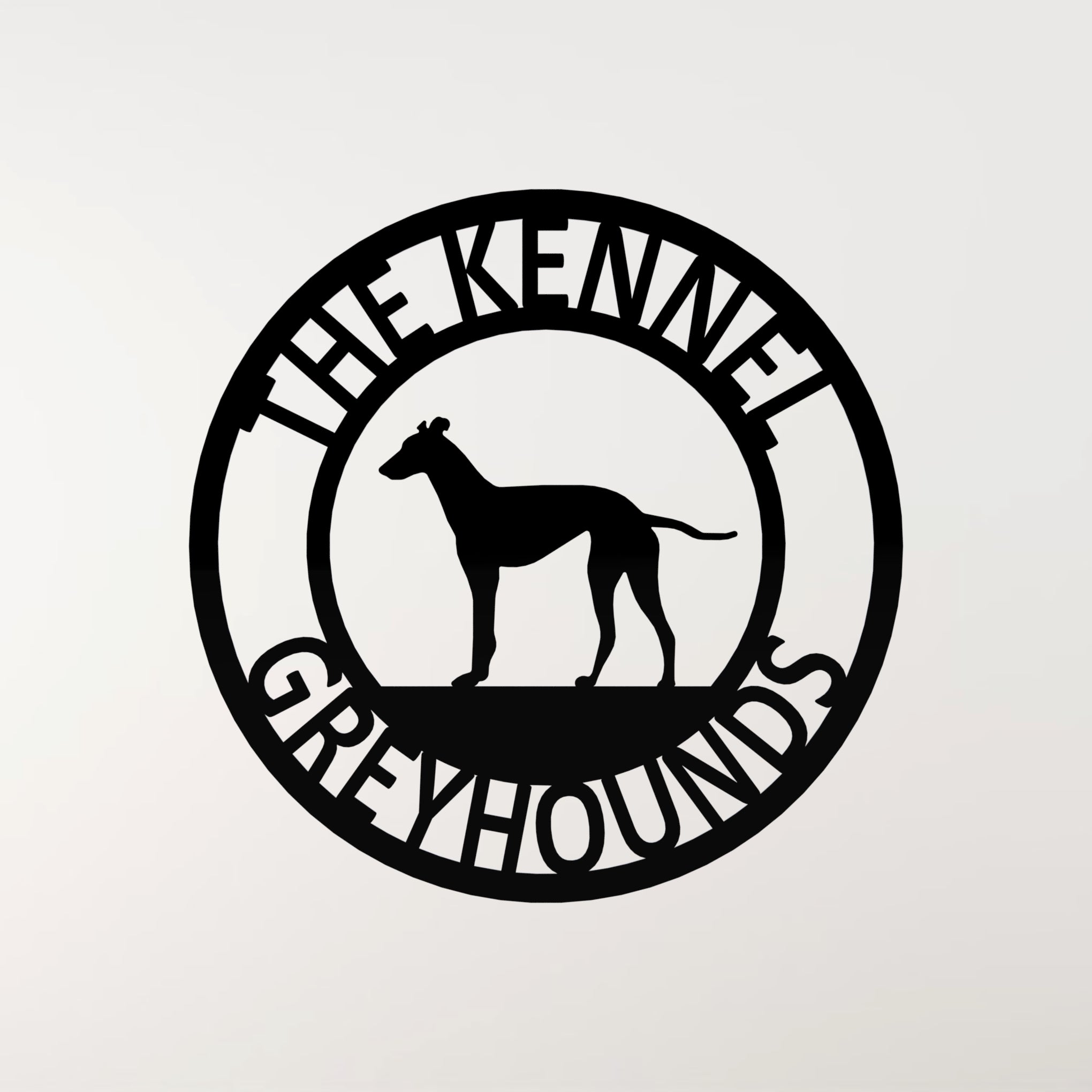 Greyhound Design Greyhound Metal Dog Sign | Metal Wall Art | Free UK Delivery – Monea ...