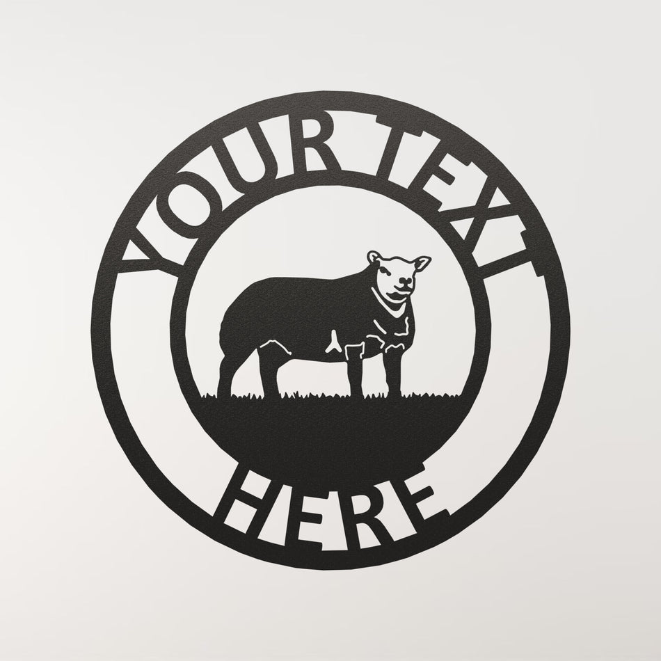 𝐁𝐥𝐮𝐞 𝐓𝐞𝐱𝐞𝐥 𝐒𝐡𝐞𝐞𝐩 | Metal Wall Art