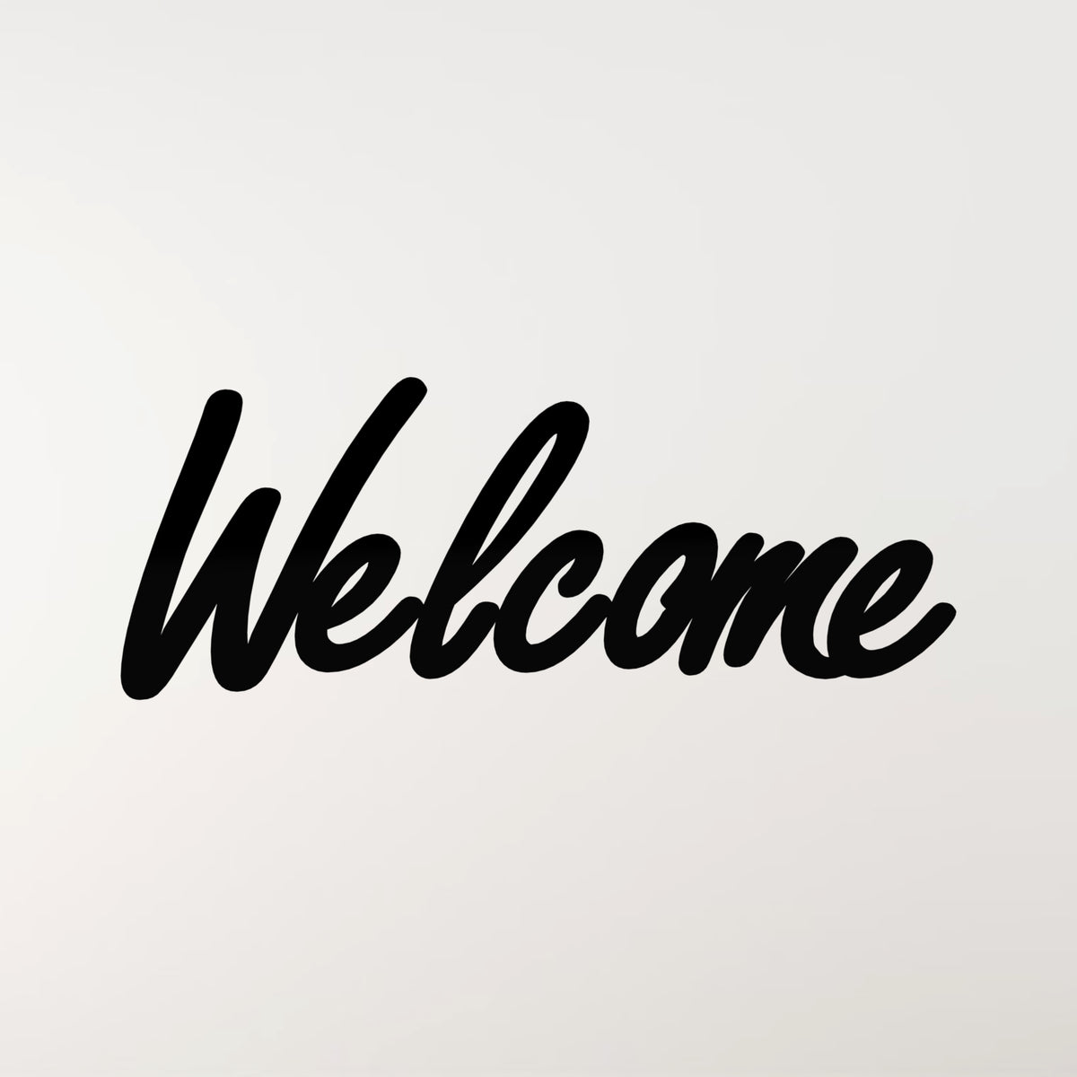 Mon Welcome 𝐖𝐞𝐥𝐜𝐨𝐦𝐞 | Metal Wall Art – Monea Metal Design