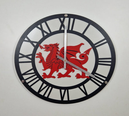 Welsh Dragon Wall Clock 