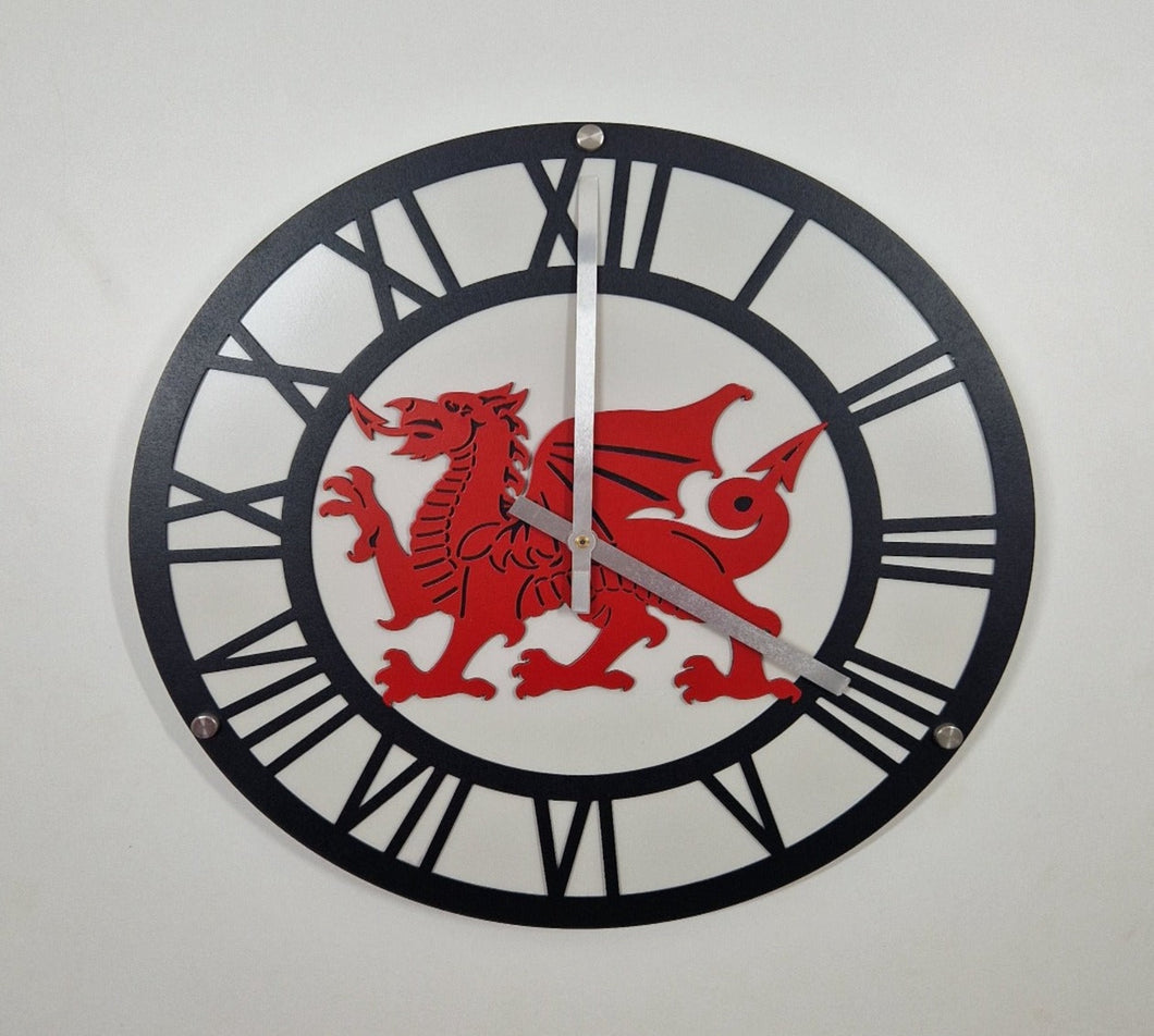 Welsh Dragon Wall Clock 