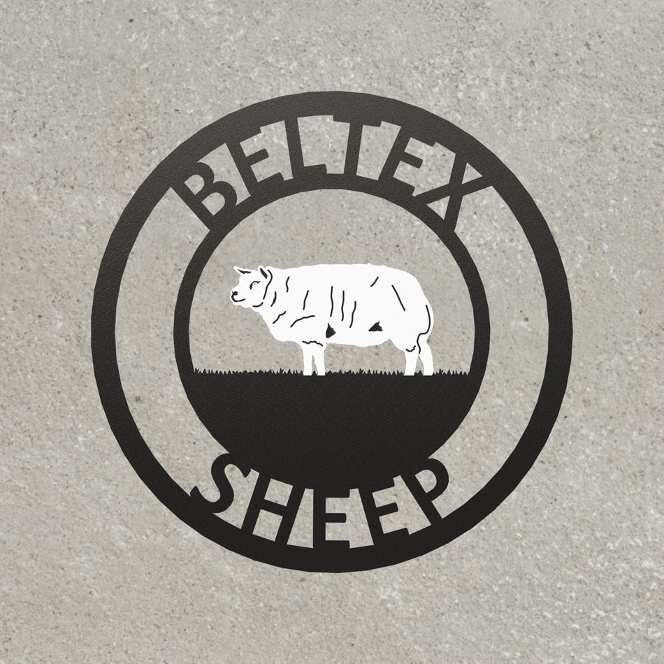 𝐁𝐞𝐥𝐭𝐞𝐱 𝐒𝐡𝐞𝐞𝐩 | Metal Wall Art