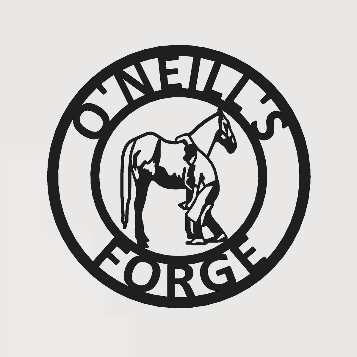 Equestrian 4 Horse (text) Metal Sign | Metal Wall Art | Monea Metal Design
