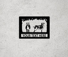 Load image into Gallery viewer, Jacob Sheep Metal Farm Sign 
