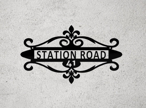 Decorative Address Sign