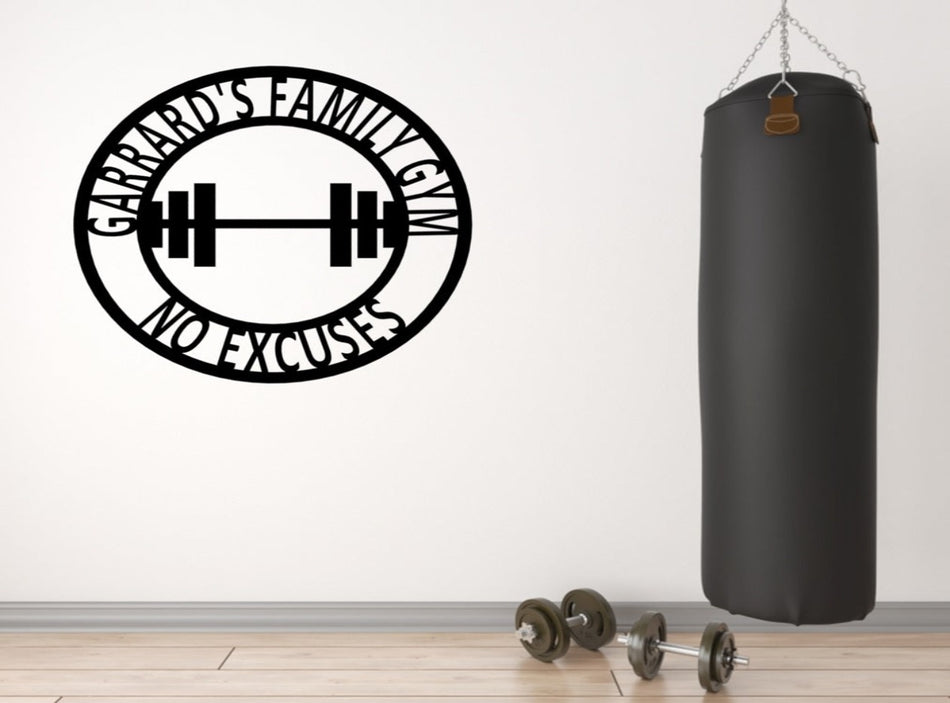 Home Gym Sign