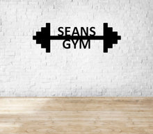 Load image into Gallery viewer, Home Gym Sign - Barbell
