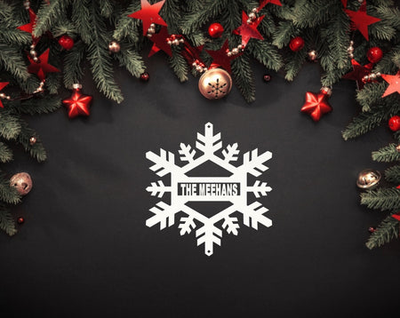 Personalised Christmas Snowflake
