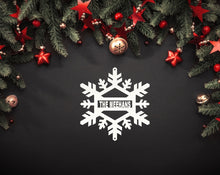 Load image into Gallery viewer, Personalised Christmas Snowflake
